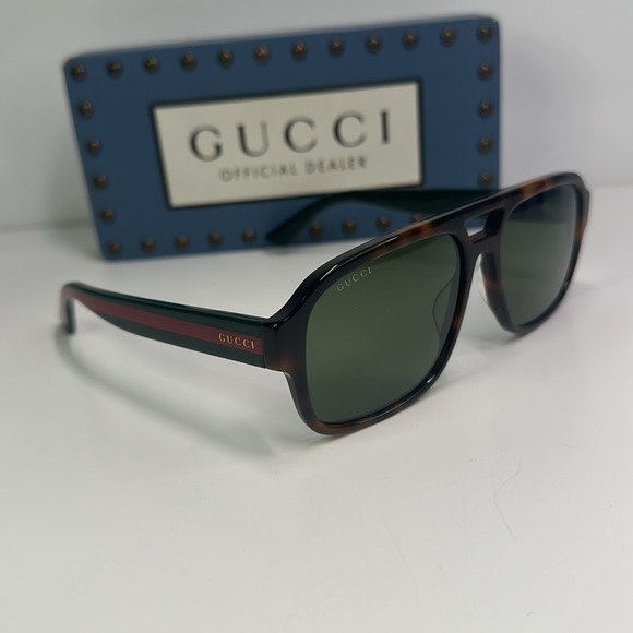 New Authentic Gucci Men GG0925S Aviator Sunglasses - Picture 3 of 13